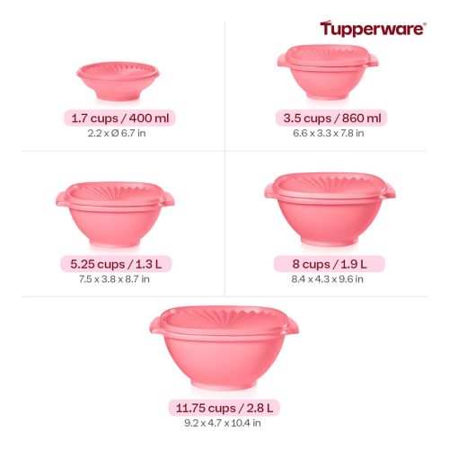 EN 8pc Heritage Bowl Set Deep Rose HSN Ecommerce Measurement 2000x2000 1